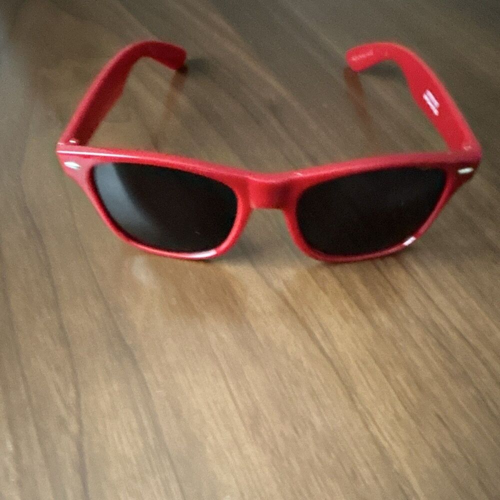 Coca-Cola Red Sunglasses UV Protection Pre Owen Great Condition